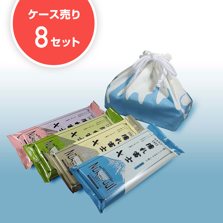 【ケース8セット】濡れ富士 4種類巾着袋入りセット(各8枚入)